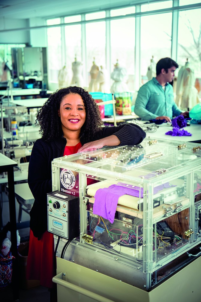 Tasha Lewis, assistant professor of fiber science and apparel design