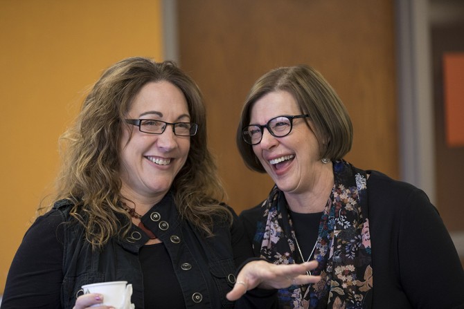 Lisa Rose and Cheryl Gombas