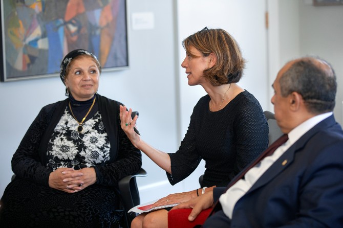 Wendy Wolford chats with Naglaa Abdallah