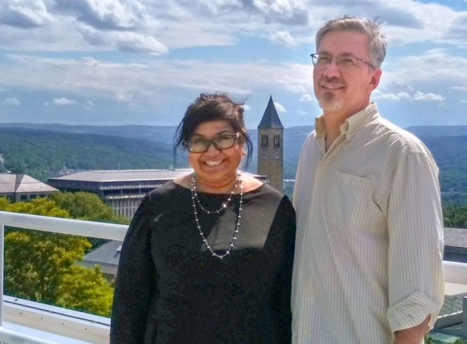 Andrea Madho and Philip Manning