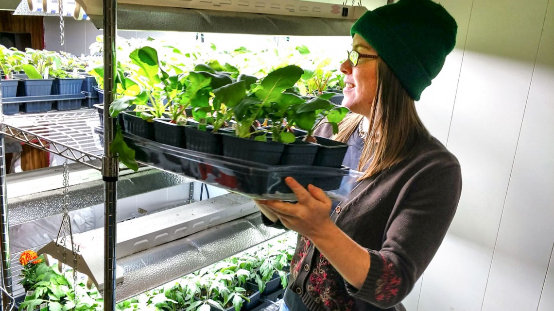 Soil scientist Margaret Ball